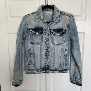 NWOT Special A Distressed Lightwash Denim Jacket Size S